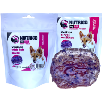 LK Baits Pet Nutrigo Dog Treat Wildbret mit Fischsauce,L-XL,150g