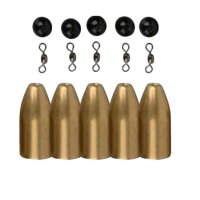 Savage Gear Set Zátěží pro gumové nástrahy Brass Bullets Kits 5g