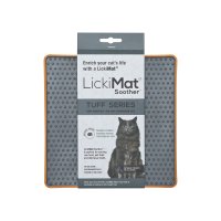 LickiMat Lízací Podložka Soother Tuff pro Kočky Oranžová