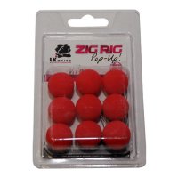 LK Baits ZIG RIG Pop–Up 18 mm –  Red