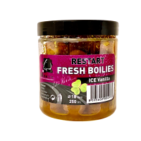 LK Baits Fresh Boilies Restart Ice Vanilla 18mm 250ml