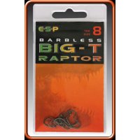 ESP háčky bez protihrotu  Big-T Raptor Barbless vel. 4