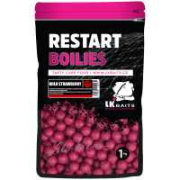 LK Baits ReStart Boilies Wild Strawberry 18 mm, 250g