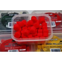 LK Baits Fluoro Hook Pellets Wild Strawberry 150ml, 12mm