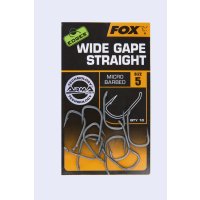 Fox háčky Edges Wide Gape Straight Hooks vel. 4, 10ks Micro Barbed