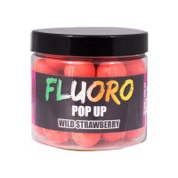 LK Baits Pop Up Fluoro Boilies Wild Strawberry 18mm 200ml
