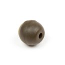 Fox Edges gumové korálky Tapered Bore Beads Trans Khaki 4mm