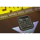 Korda ujímaný vlasec Subline Tapered Leaders 0,28-0,50mm Brown 5x12m