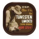 ESP šňůrka Tungsten Loaded 10m 20lb 9,1kg Camo Brown Semi Stiff