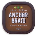 ESP návazcová šňůrka Anchor Braid Gravel Brown 15lb, 10 m