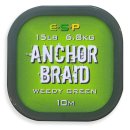 ESP návazcová šňůrka Anchor Braid Weedy Green 15lb, 10 m