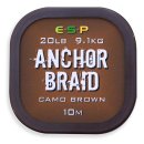 ESP návazcová šňůrka Anchor Braid Gravel Brown 20lb, 10 m