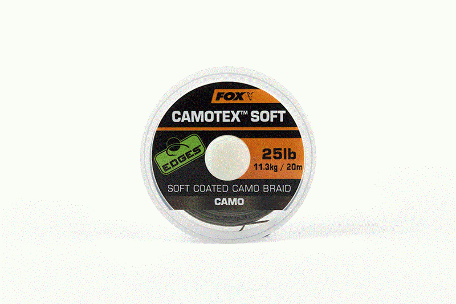 Levně Fox návazcová šňůrka Camotex Soft Coated Camo Braid 20m 20lb Camo