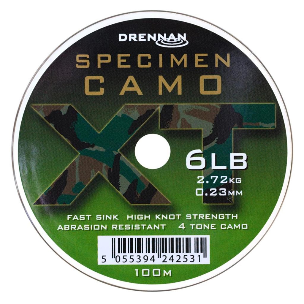 Levně Drennan vlasec Specimen Camo XT 6lb, 0,23mm, 100m