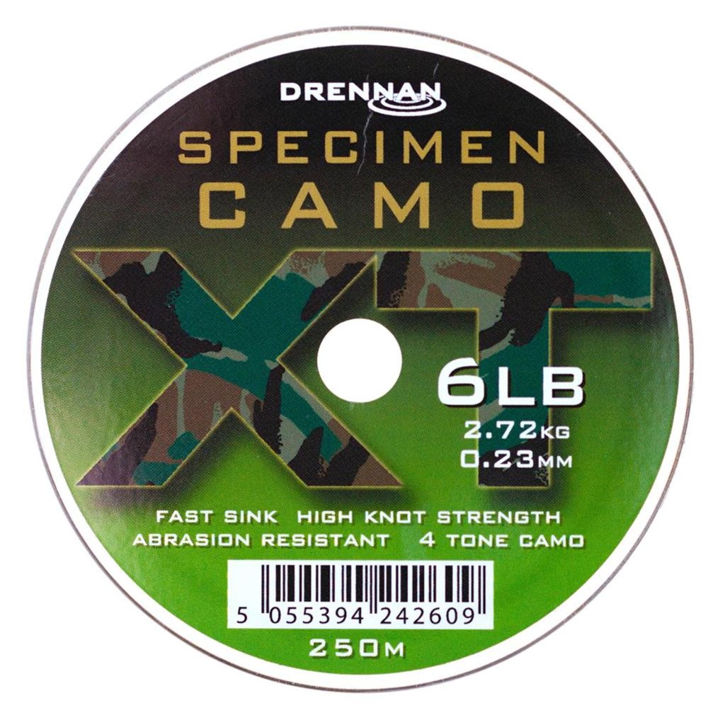 Levně Drennan vlasec Specimen Camo XT 6lb, 0,23mm, 250m