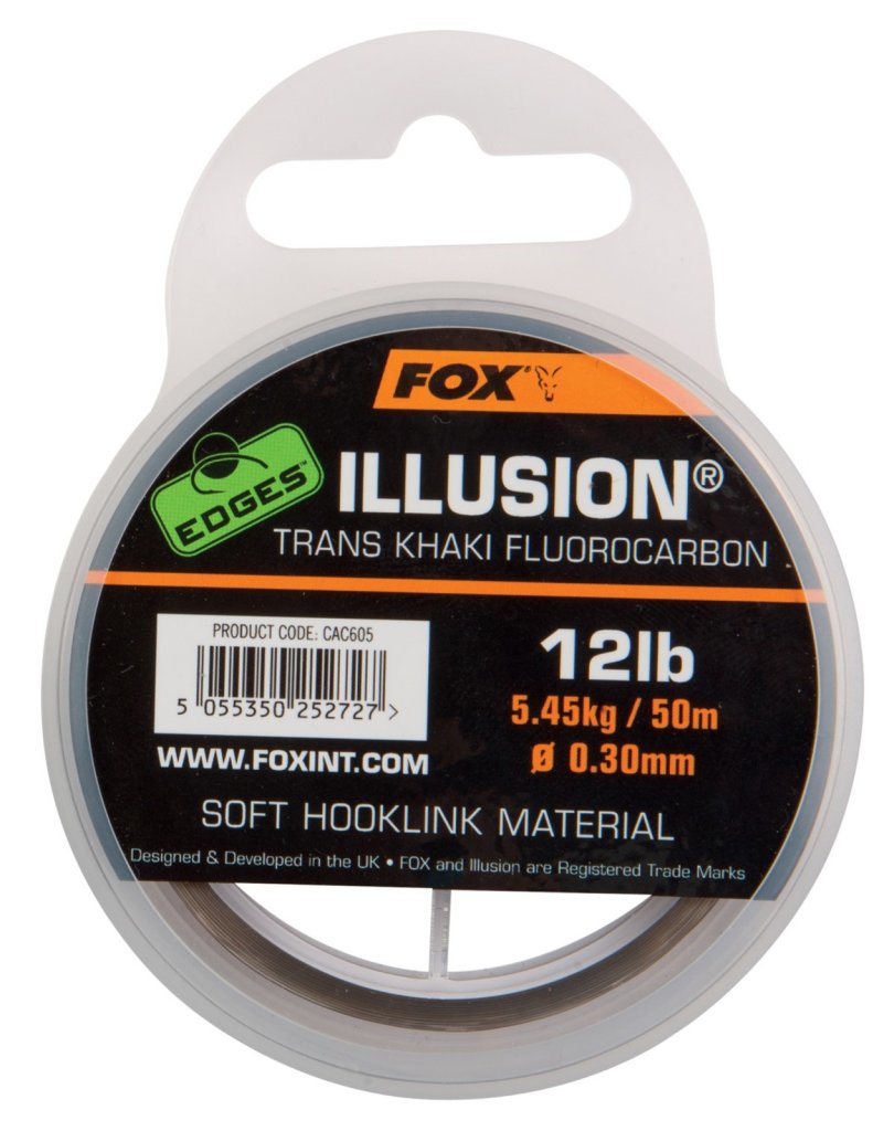 Levně Fox Edges Illusion Fluorocarbon 50m 16lb 0,35mm