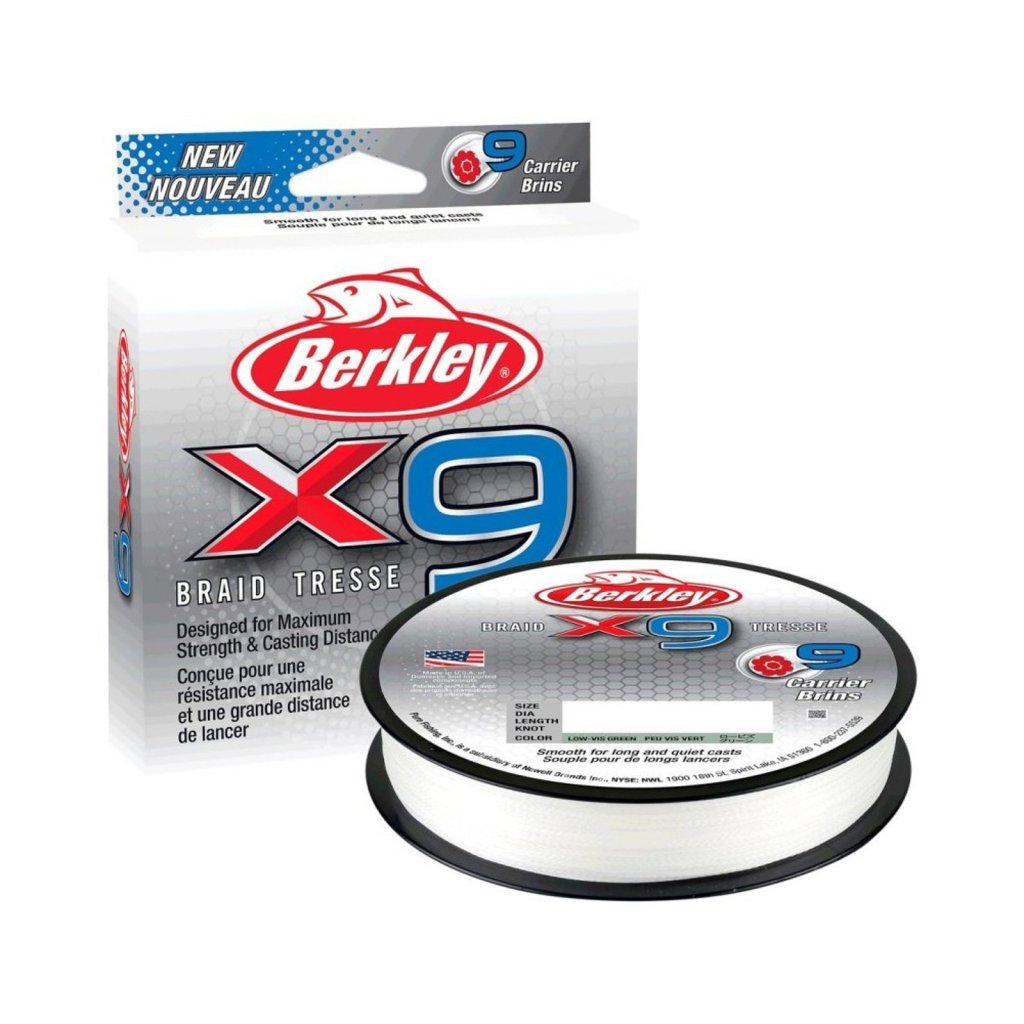 Levně Berkley pletená šňůra X9 Fluro Crystal 150m 0,08mm 7,6g