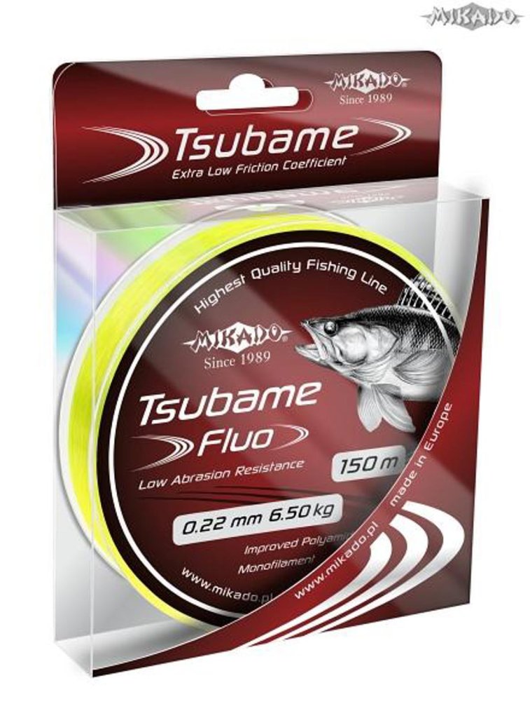 Levně Mikado vlasec TSUBAME FLUO 150m 0,16mm 4,30kg