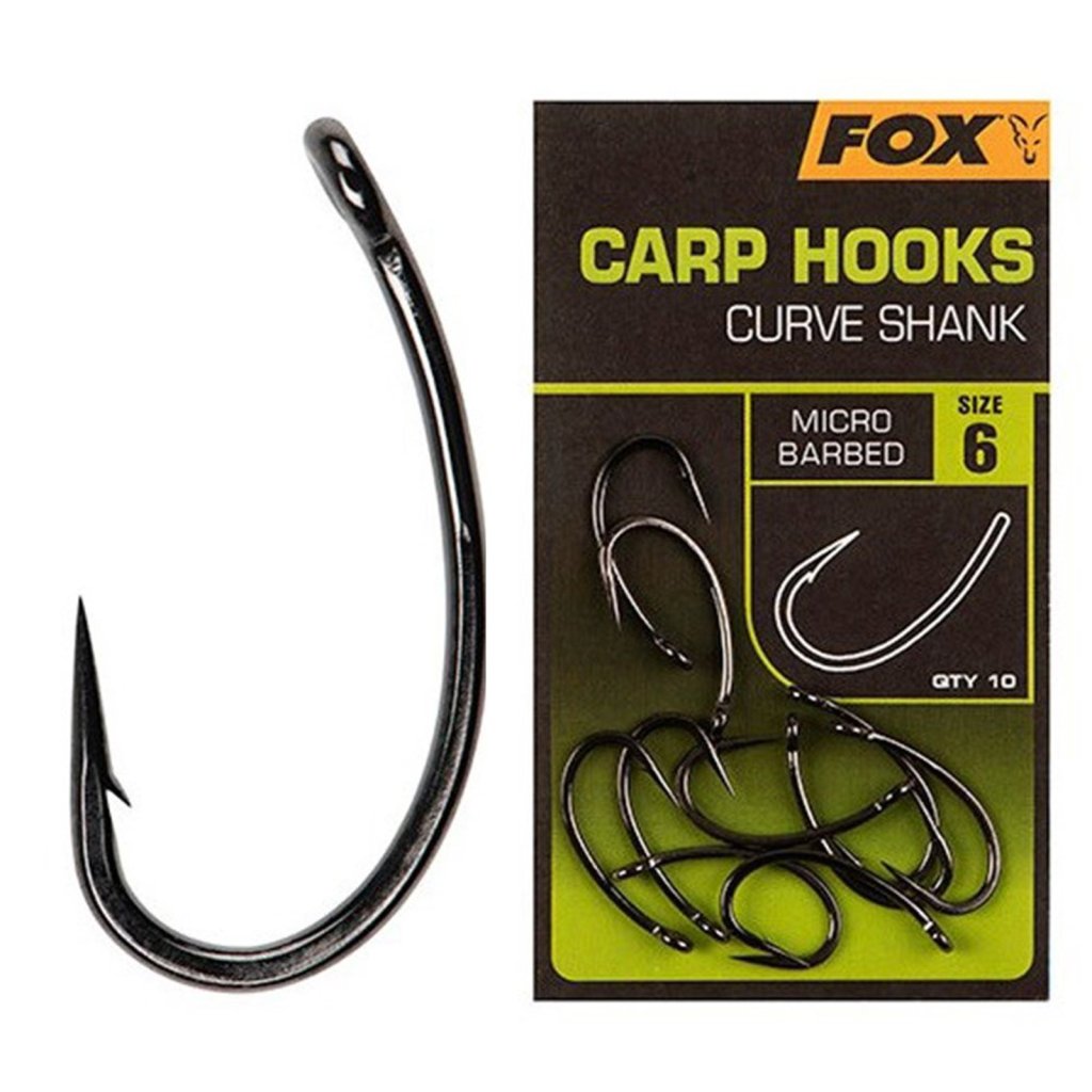 Levně Fox háčky Carp Hooks Curve Shank vel.2 10ks
