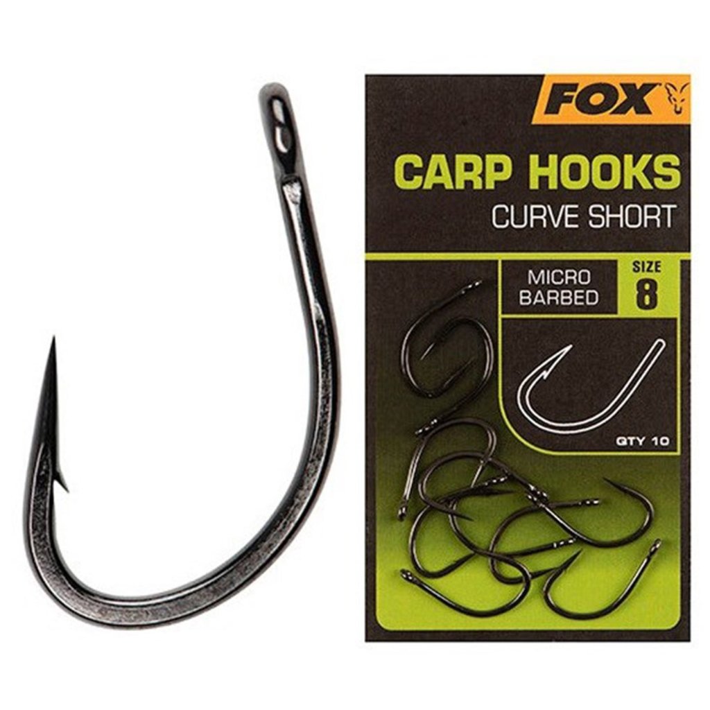 Levně Fox háčky Carp Hooks Curve Shank Short vel.6 10ks
