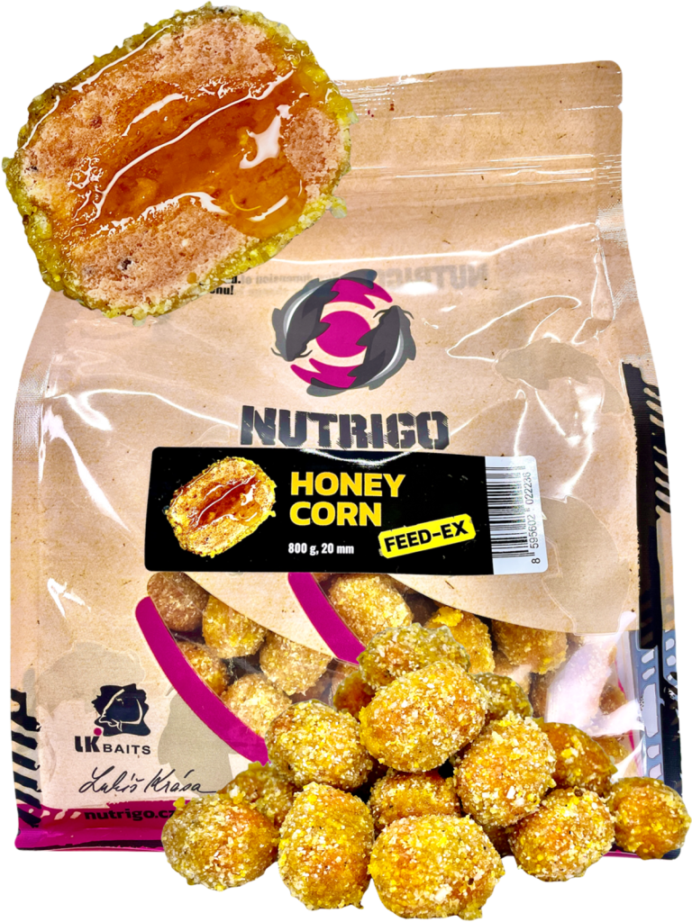 Levně LK Baits Nutrigo FEED-EX Honey Corn 800g, 20 mm