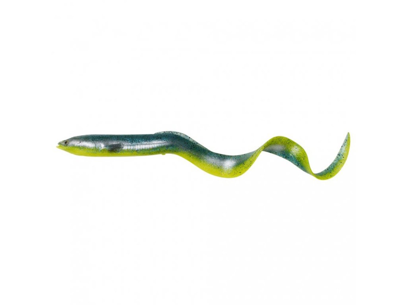 Levně Savage Gear gumová nástraha LB 3D Real Eel 15cm 12g Green Yellow Glitter