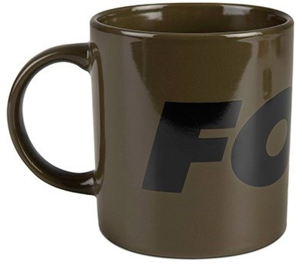 Levně Fox hrnek Collection Ceramic Mug Green/Black logo 350ml