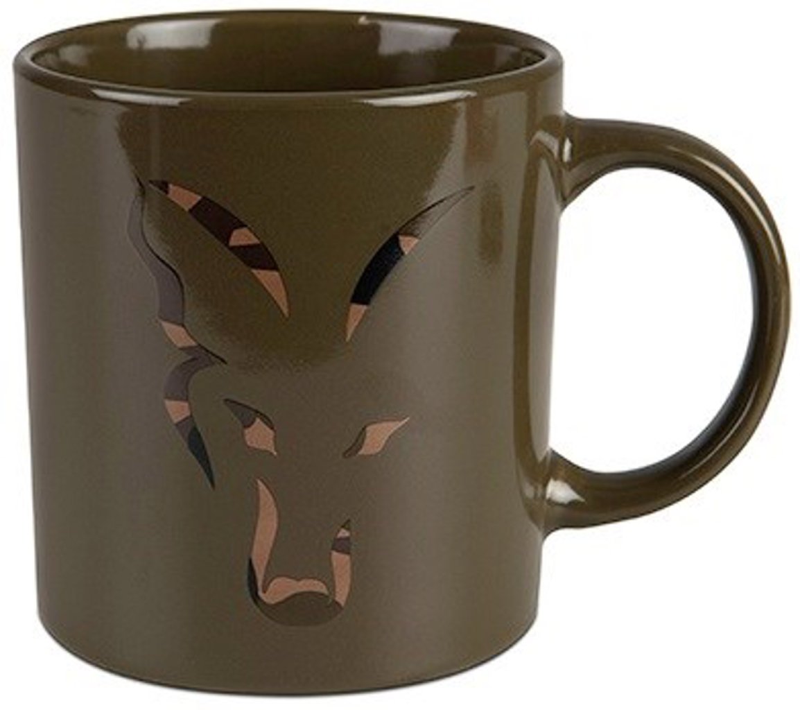 Levně Fox hrnek Green and Camo Head Ceramic Mug 350ml