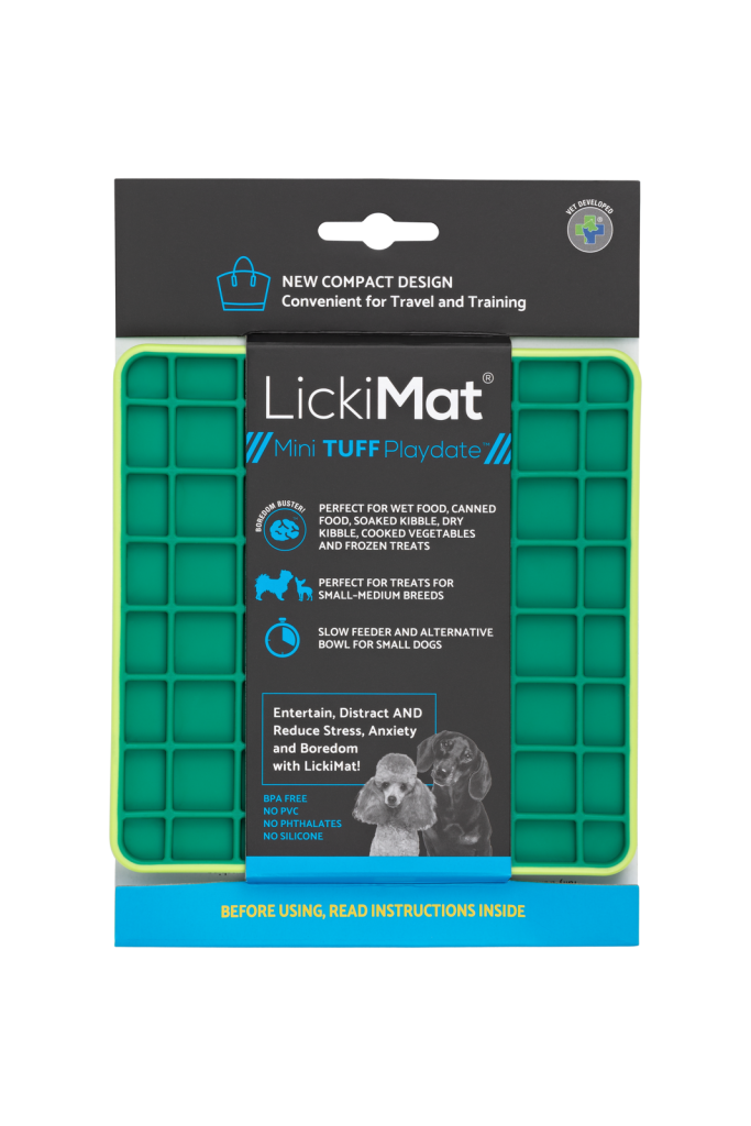 Levně LIckiMat Mini Playdate Lízací Podložka Zelená