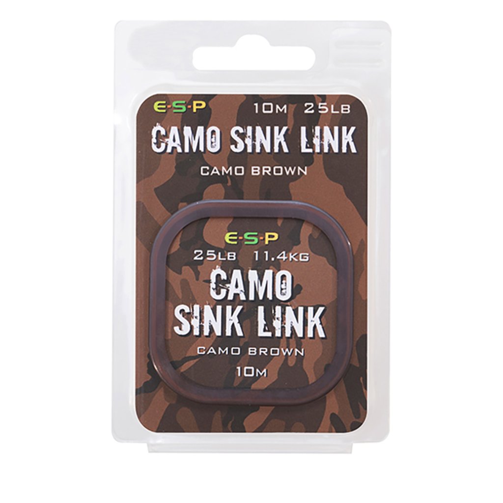 Levně ESP návazcová šňůrka Camo Sink Link Brown 25lb 10m