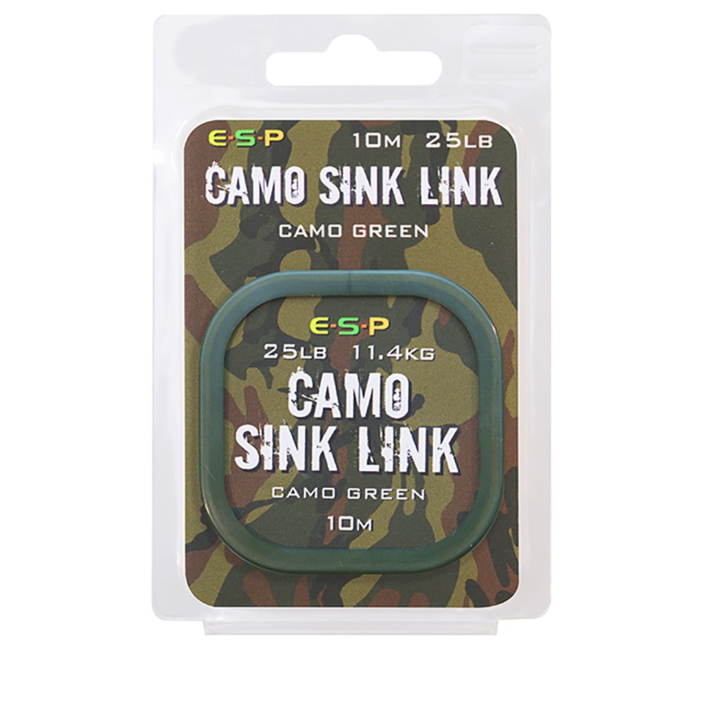 Levně ESP návazcová šňůrka Camo Sink Link Green 25lb 10m