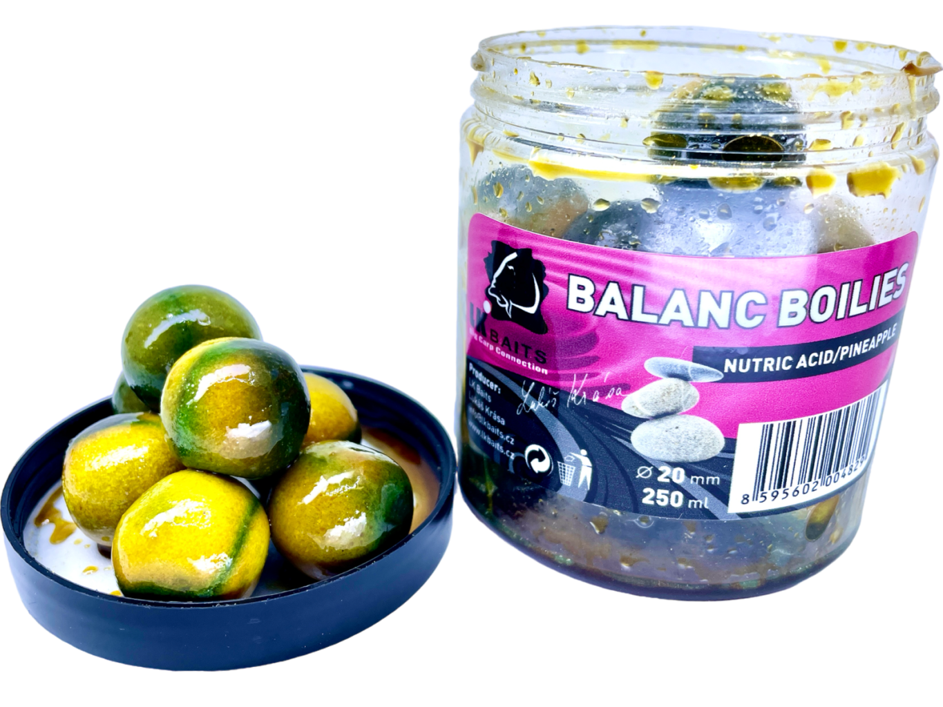 Levně LK Baits Balanc Boilies Nutric Acid/Pineapple 20mm 250ml