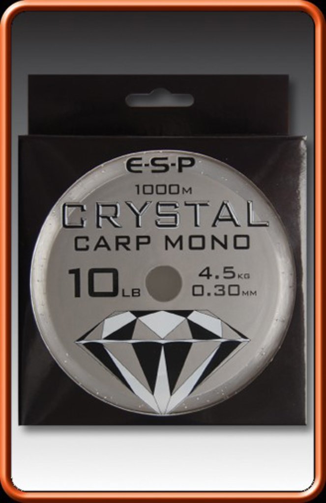 Levně ESP vlasec Crystal Carp Mono 12lb 0,325mm 1000m