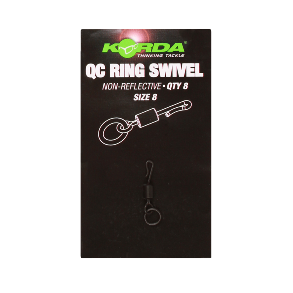 Levně Korda obratlík QC Ring Swivels, vel.8 (s kroužkem)