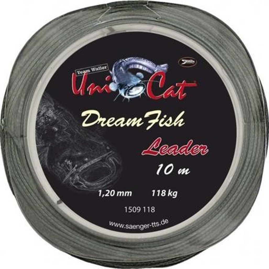 Levně Saenger pletená šnůra Uni Cat Dream Fish Leader 1,6mm 150kg 10m