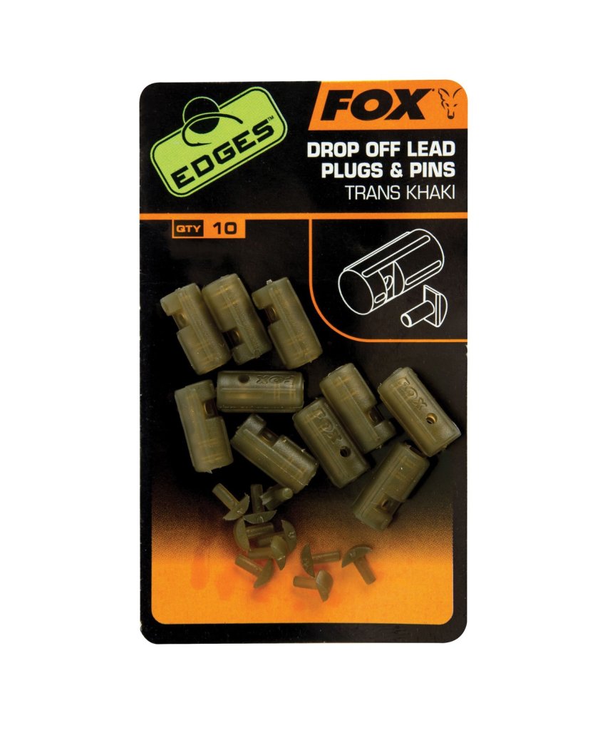 Levně Fox Edges Drop Off Lead Plugs And Pins x10