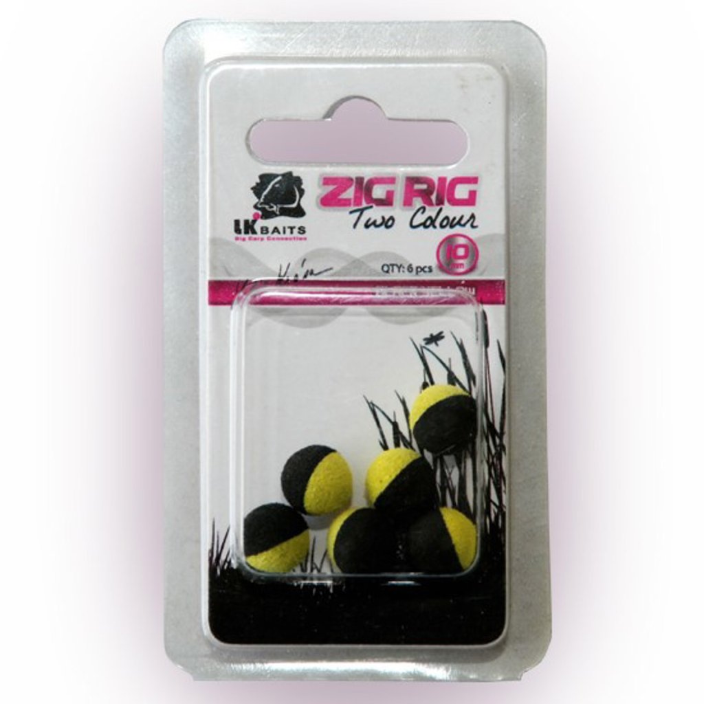 Levně LK Baits ZIG RIG Pop–Up 10 mm – Black/Yellow