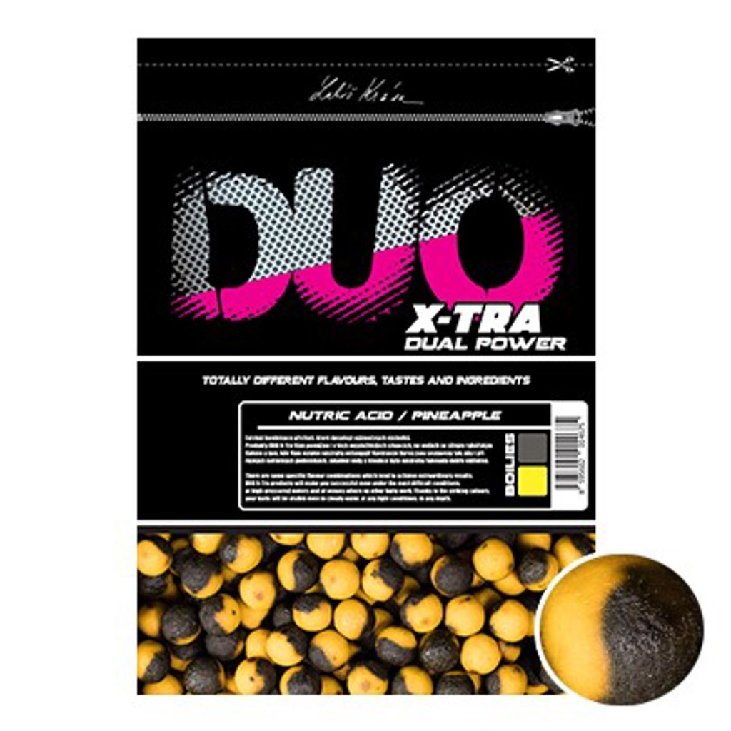 Levně LK Baits DUO X-Tra Boilies Nutric Acid/Pineapple 20 mm, 1kg