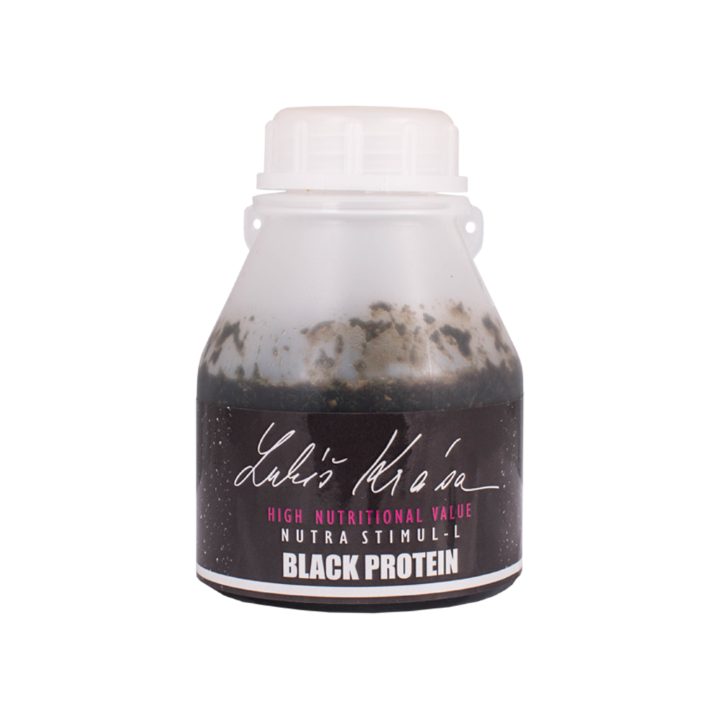 Levně LK Baits Lukas Krasa Nutra Stimul -L Black Protein 200 ml