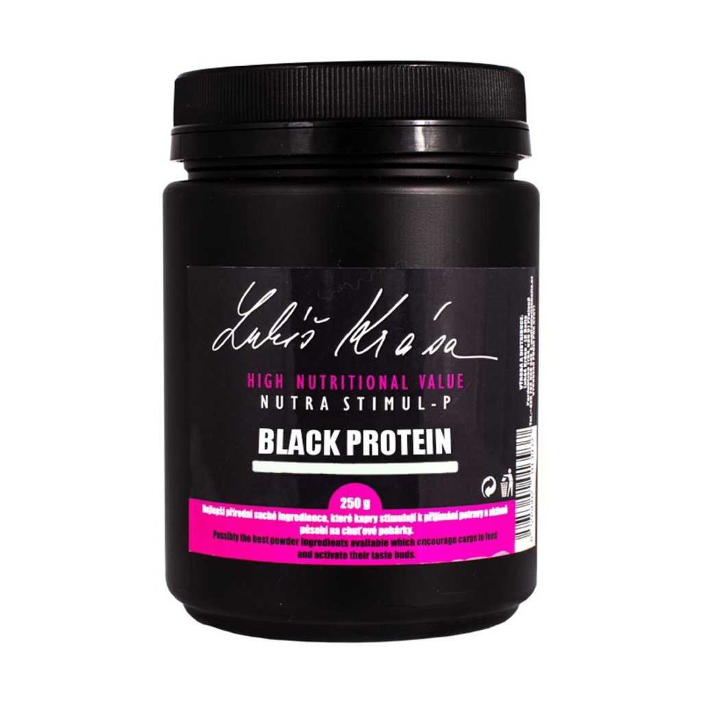 Levně LK Baits Lukas Krasa Nutra Stimul -P Black Protein 250g
