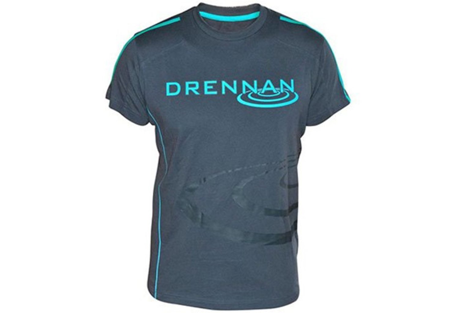 Levně Drennan triko T-Shirt Grey/Aqua vel. XXXL