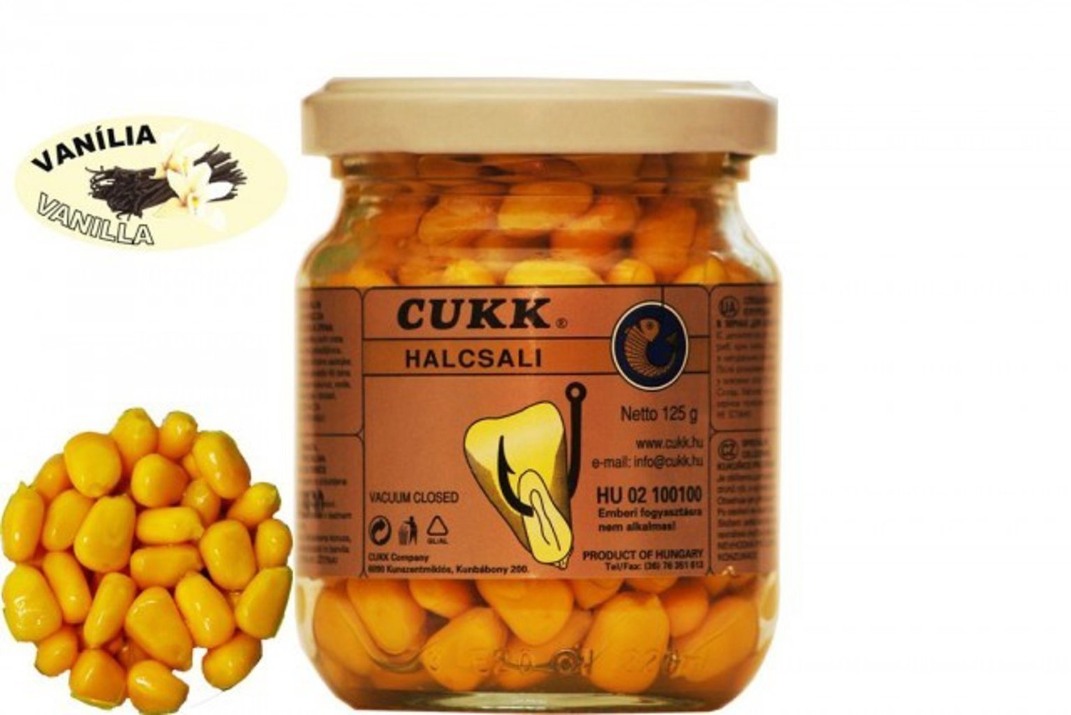 Levně Cukk Nakladaná sladká kukuřice Vanilla žlutá