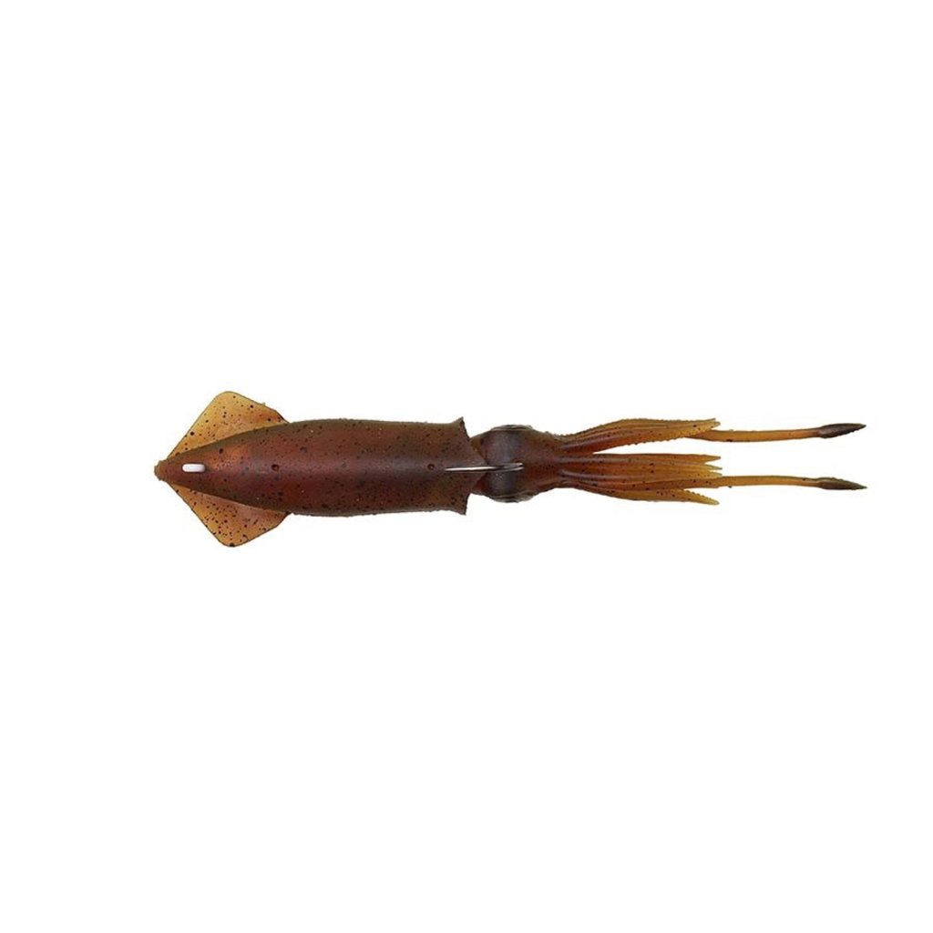 Levně Savage Gear gumová nástraha 3D TPE Swim Squid 125mm 25g Red Brown 2ks