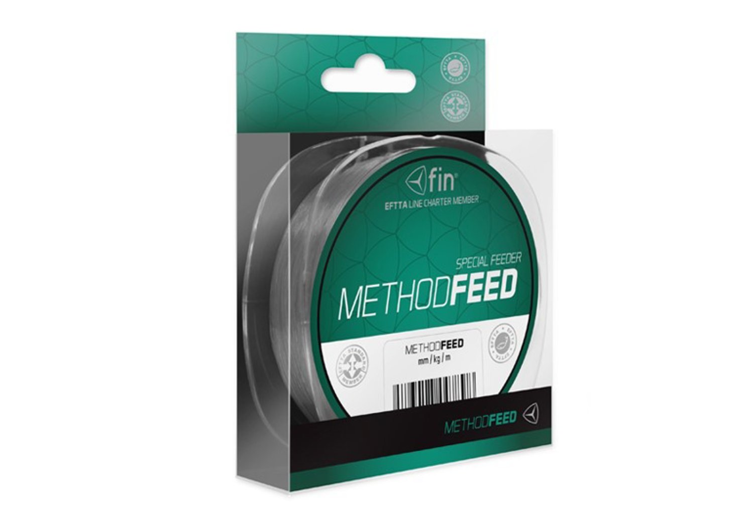 Levně Fin vlasec Method Feed 0,20mm 8,1lbs, 200m/šedá