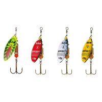 DAM třpytka Effzett Spinner FZ Predator Silver-Glitter