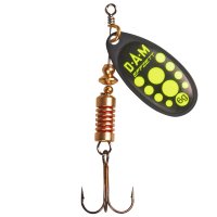 DAM třpytka Effzett Standard Spinner Black/Yellow