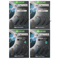 Korda návazec Spinner hook sections Krank vel.6 Barbless