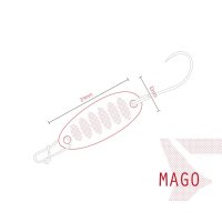 Delphin plandavka MAGO 2g NIGHT Hook #8