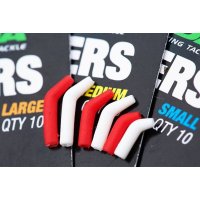 Korda rovnátko na háček Kickers Medium Red/White 10ks