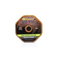 RidgeMonkey šňůra RM-Tec Stiff Coated Hooklink 25lb 20m Hnědá